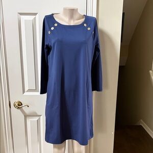 NWT Lilly Pulitzer true navy Kaelin UPF 50+ Dress, large